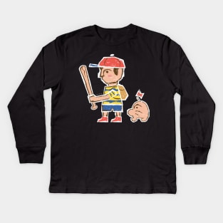 Ness between Earths Kids Long Sleeve T-Shirt